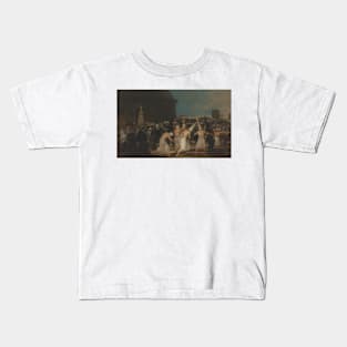 The Flagellants by Francisco Goya Kids T-Shirt